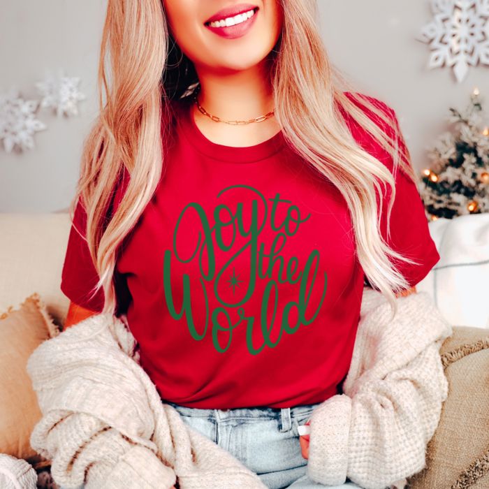 Tis The Season Bows Bella Canvas Tees – Merry & Bright Christmas Graphic Tees for Women