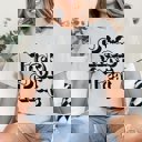 2X Light Grey Trick Or Treat Bella Graphic Tee