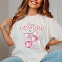  Very Demure Cherries Comfort Color Graphic Tee