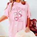 2X Blossom Very Demure Cherries Comfort Color Graphic Tee