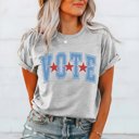 2X Ash VOTE 3 Stars Graphic Tee