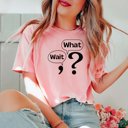 2X Pink Wait What Bella Graphic Tee