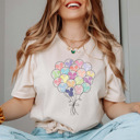 Small Natural Whimsical Watercolor Princess Tees – Castle & Magical Vacation Bella Graphic Tees