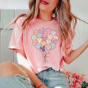 Small Pink Whimsical Watercolor Princess Tees – Castle & Magical Vacation Bella Graphic Tees