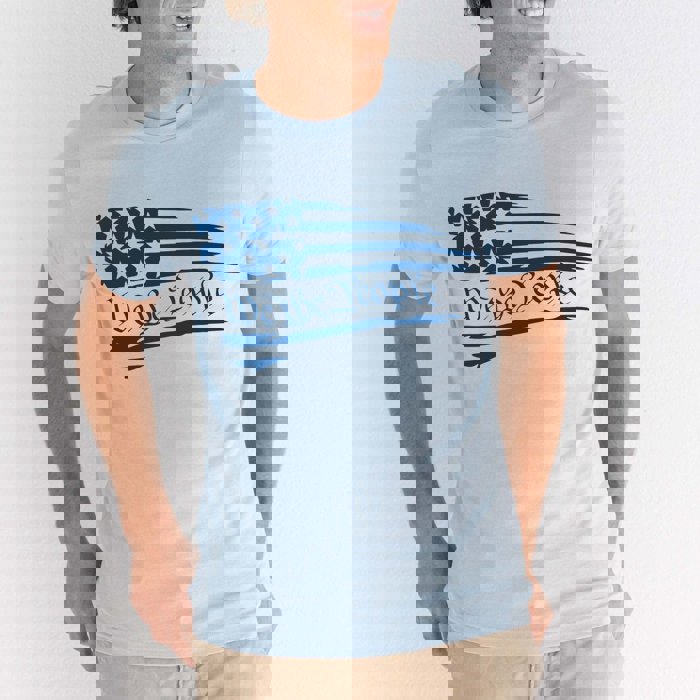 We the People Flag Bella Graphic Tee