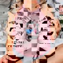 Small Pink We The People Party Graphic Tee