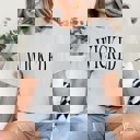 Medium Light Grey Wicked Bella Graphic Tee