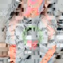 2X Ash Wreath With Red Striped Bow Bella Graphic Tee