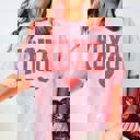 2X Blossom XOXO Heart Distressed Graphic Comfort Color Tee