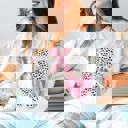 Large White XOXO Leopard & Watercolor Bella Graphic Tee