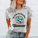 2X Athletic Grey You Make the Whole Class Shimmer Bella Graphic Tee