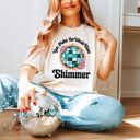 2X Natural You Make the Whole Class Shimmer Bella Graphic Tee