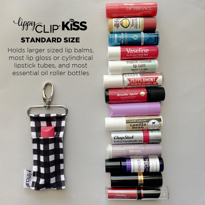 LippyClip KISS for Larger Lip Balms and Essential Oil Rollers