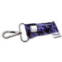 Black and Navy Floral LippyClip® Lip Balm Holder