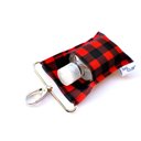 Buffalo Plaid SaniClip Hand Sanitizer Holder