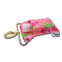 Coral Floral SaniClip Hand Sanitizer Holder