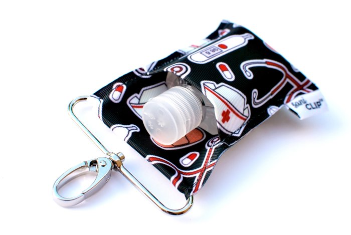 SaniClip Hand Sanitizer Holder