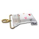 Muted Hearts SaniClip Hand Sanitizer Holder
