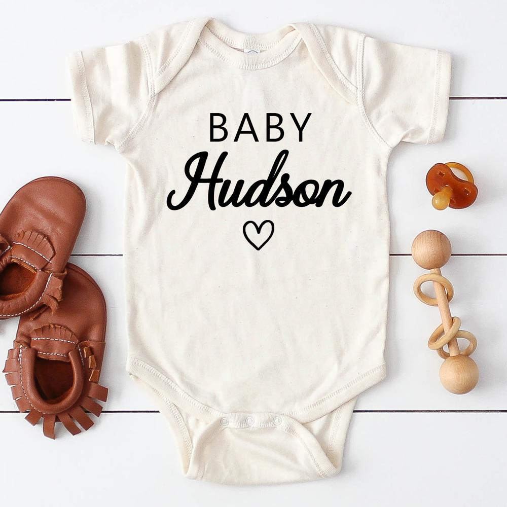 Custom Name Baby Bodysuit / Personalized Baby Gift 