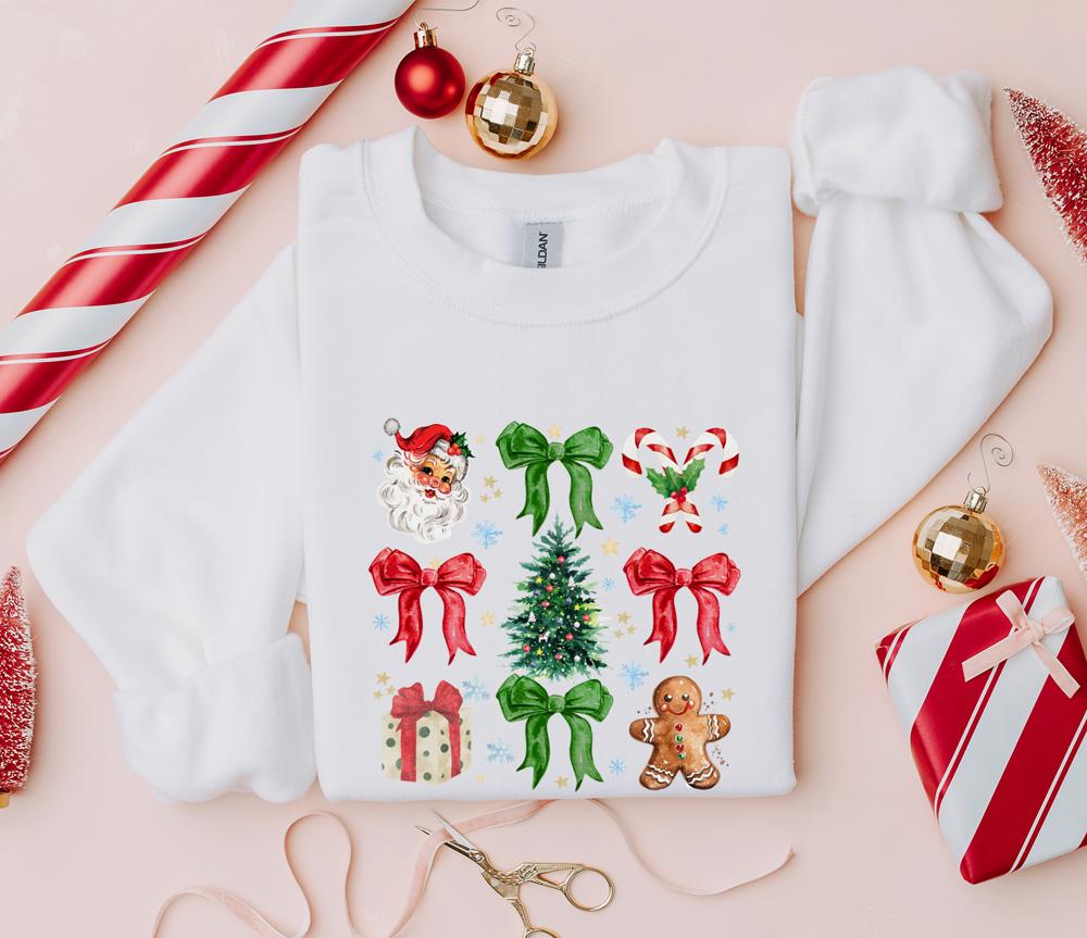 Christmas Bows Sweatshirt