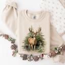  Christmas Deer Sweatshirt