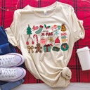  Christmas doodles tee