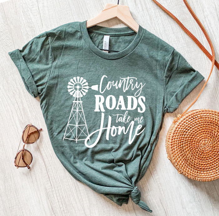 Country Roads Take Me Home Tee SALE