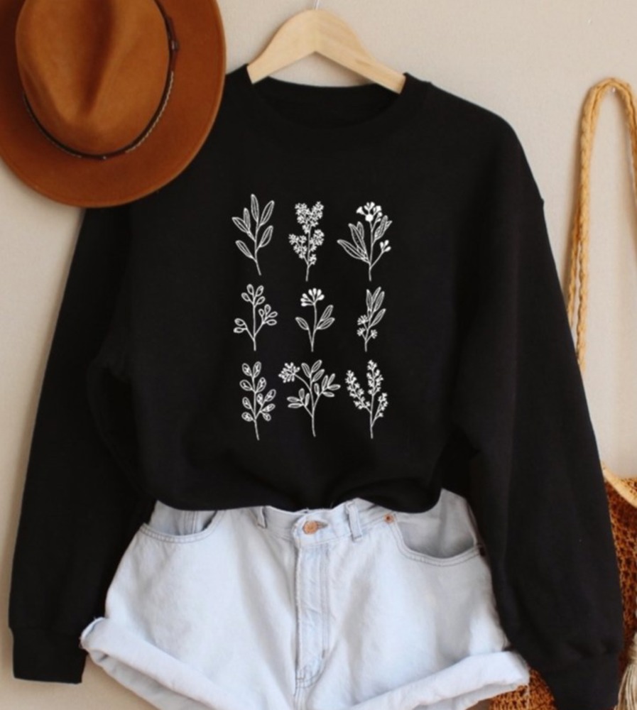 Fall Floral Sweatshirt