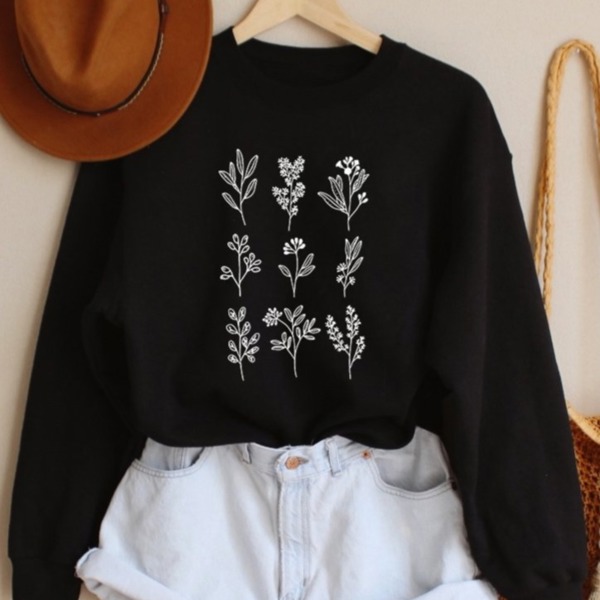 Fall Floral Sweatshirt