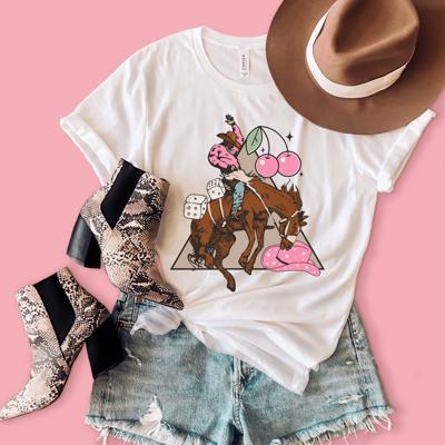 Lucky western graphic Tee