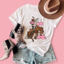  Lucky western graphic Tee