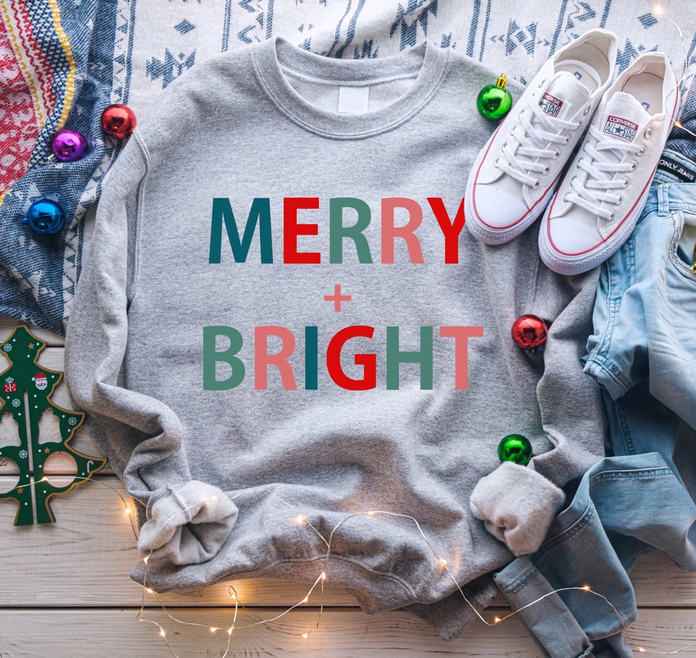 Merry + Bright Sweatshirt