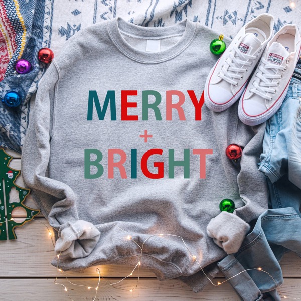 Merry + Bright Sweatshirt