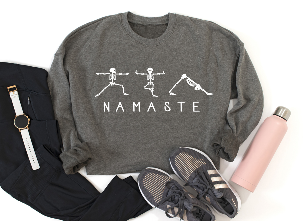 Namaste Skeleton/Workout