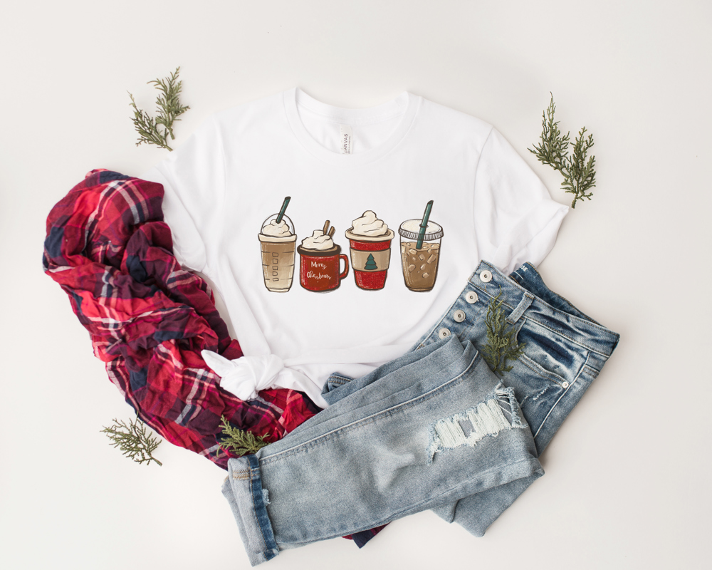 Christmas Coffees Tee