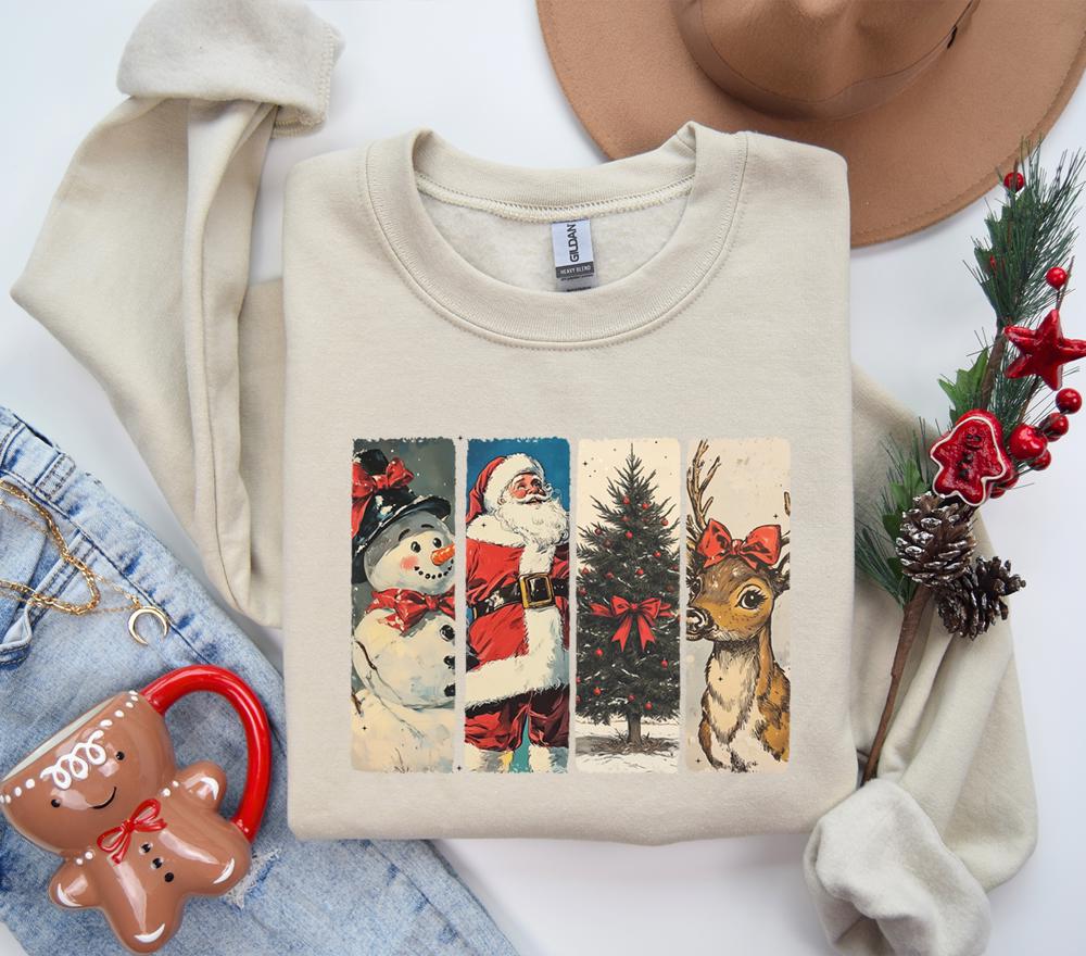 Retro Vintage Christmas Sweatshirt