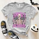  Spooky Season Skeleton Fall Halloween Tee