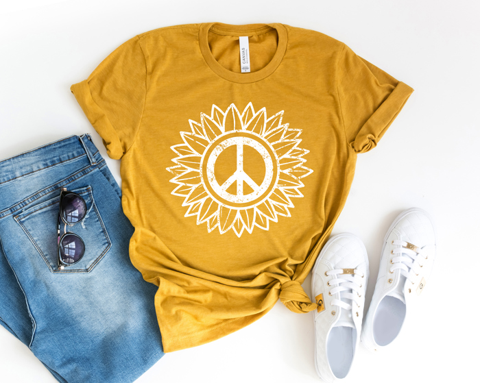 Spring Boho Sunflower Women's Graphic Tee SALE