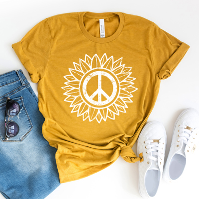 Spring Boho Sunflower Women's Graphic Tee SALE