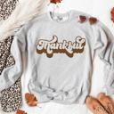  Thankful Retro Sweatshirt / Thanksgiving Sweater