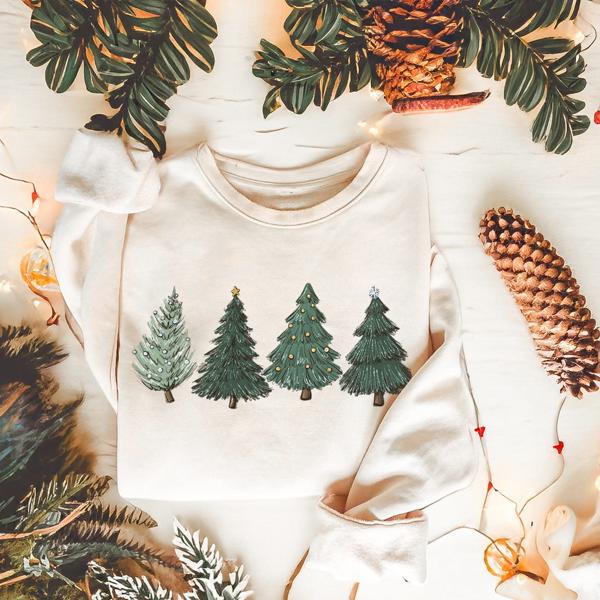 Christmas Trees Sweatshirt