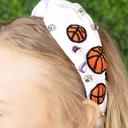 Basketball Sports Seed Bead Headband