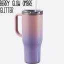 Berry Glow Ombre Glitter 40oz Tumbler