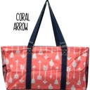 Coral Arrow Haul-It All Utility Tote