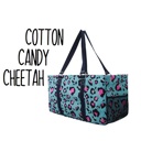 Cotton Candy Cheetah Haul-It All Utility Tote