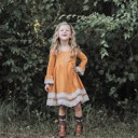  Toddler Monogrammed Lace Dress