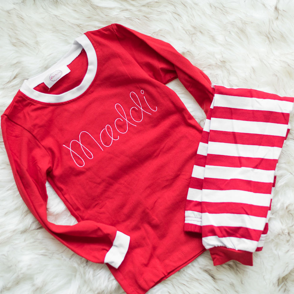 Kids Personalized Holiday Pajamas