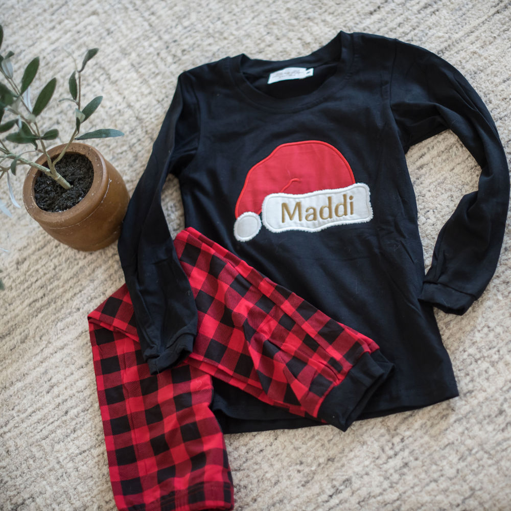 Personalized Kids Holiday Pajamas