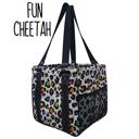 Fun Cheetah Square Haul It All Tote