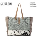 Green Floral Myra Weekender Bag